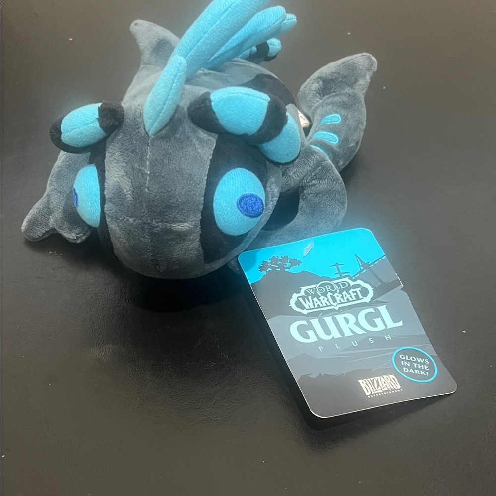 Gurgle Plush - Blue and Gray
